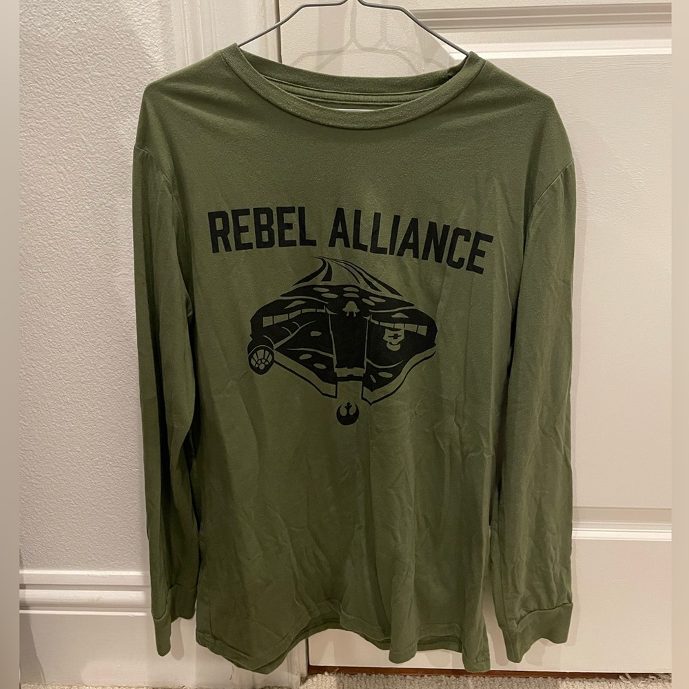 Star Wars Galaxys Edge Trading Outpost Rebel Alliance Long Sleeve Shirt